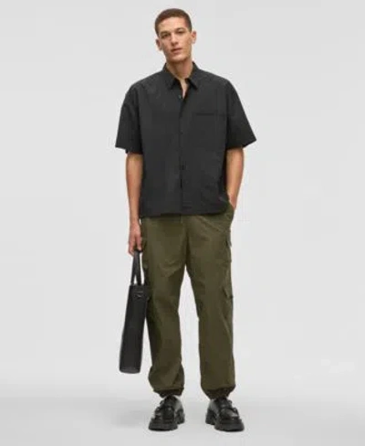 Mode Of One Mens Relaxed Fit Nylon Shirt Cargo Pants Exclusively At Macys In Dark Ecru