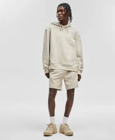 Mode Of One Mens Relaxed Fleece Hoodie Pull On Shorts Created For Macys In Dark Ecru
