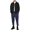 Mode Of One Mens Solid Ribbed Knit Button-down Shirt In Black