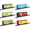 Model Power Ho Beer Car Asst Model Train - Pack Of 6