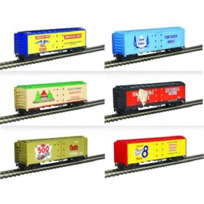 Model Power Ho Beer Car Asst Model Train - Pack Of 6