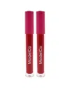 Modelco Women's 0.17oz Iconic Red Lip Lacquer - Pack Of 2