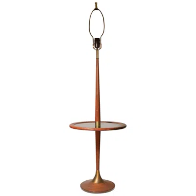 Pre-owned Modeline Lamp Co. Vintage Modeline Wood Floor Lamp / Adrian Pearsall In Brown