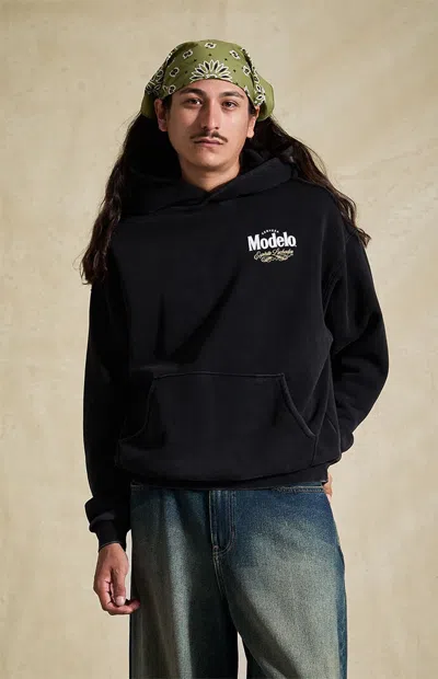 Modelo Men's Lunchador Ring Hoodie In Black
