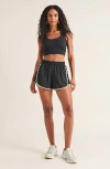 Modenaire Athletic Pleated Contrast-trim Stretch-waistband Running Shorts In Multi