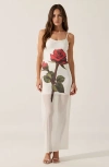 Modenaire Sheer Mesh Maxi Dress With Spaghetti Straps In Multi