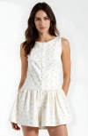 Modenaire Sleeveless Button-front Romper With Gathered Skirted Shorts And Floral Print In Multi