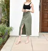 Modern American Maxine Skirt In Army In Green