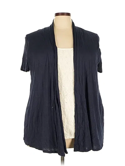 Pre-owned Modern Attraction Kimono In Blue