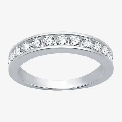 Modern Bride 1 Ct. T.w. Lab-grown Diamond Wedding Band In 10k Or 14k Gold In Metallic