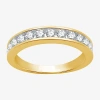 Modern Bride 1 Ct. T.w. Lab-grown Diamond Wedding Band In 10k Or 14k Gold In Gold