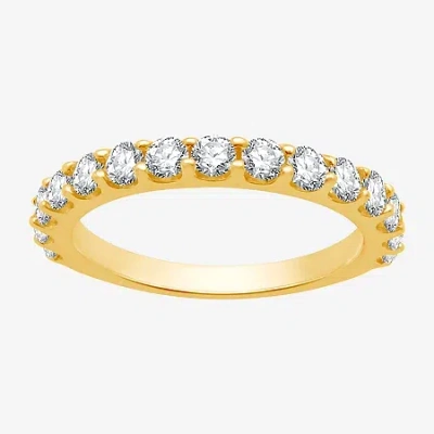 Modern Bride 1 Ct.t.w. Lab-grown Diamond Wedding Band In 10k Or 14k Gold
