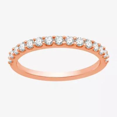 Modern Bride 1/2 Ct. T.w. Lab-grown Diamond Wedding Band In 10k Or 14k Gold.