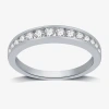 Modern Bride 1/2 Ct. T.w. Lab-grown Diamond Wedding Band In 10k Or 14k Gold In White