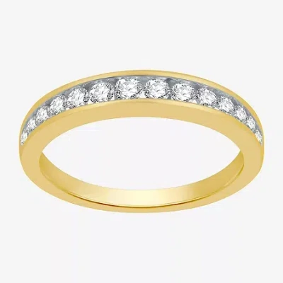 Modern Bride 1/2 Ct. T.w. Lab-grown Diamond Wedding Band In 10k Or 14k Gold