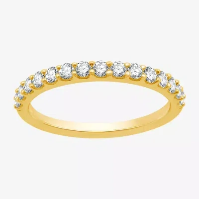 Modern Bride 1/2 Ct.t.w. Natural Diamond 10k Gold Wedding Band