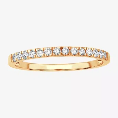 Modern Bride 1/5 Ct.t.w. Natural Diamond 10k Gold Wedding Band