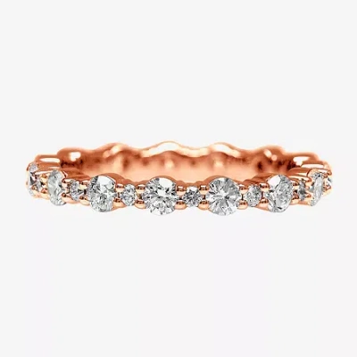 Modern Bride 2.5mm 1 Ct. T.w. Lab-grown (f / Si2) Diamond Eternity Band In 10k Or 14k Gold