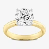 Modern Bride 3 Ct. Round Lab-grown (g / Vs2) Diamond Solitaire Engagement Ring In 14k Gold In Gold