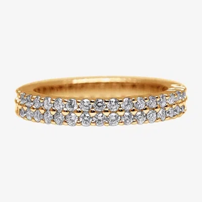 Modern Bride 3.5mm 1 Ct. T.w. Lab-grown (f / Si2) Diamond Eternity Band In 10k Or 14k Gold