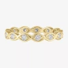 Modern Bride 4mm 1 1/2 Ct. T.w. Lab-grown (f / Si2) Diamond Eternity Band In 10k Or 14k Gold In Gold