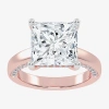 Modern Bride 5 1/2 Ct. T.w. Lab-grown (g-h / Vs2-si1) Diamond Princess-cut Solitaire Engagement Ring In 14k Gold In Pink