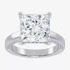 Modern Bride 5 1/2 Ct. T.w. Lab-grown (g-h / Vs2-si1) Diamond Princess-cut Solitaire Engagement Ring In 14k Gold In Metallic