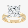 Modern Bride 5 1/2 Ct. T.w. Lab-grown (g-h / Vs2-si1) Diamond Princess-cut Solitaire Engagement Ring In 14k Gold In Yellow