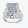 Modern Bride 5 Ct.t.w. Natural Diamond 14k White Gold Engagement Ring In White