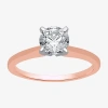 Modern Bride Classic Collection 1 Ct. Natural Diamond Round Solitaire Engagement Ring In 10k Gold In Pink