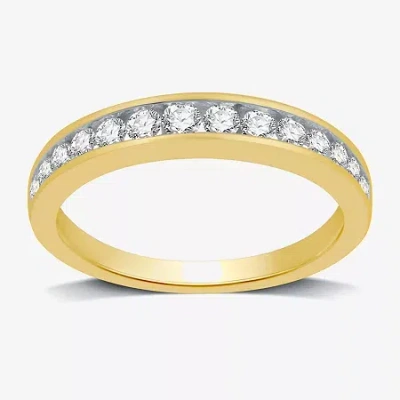 Modern Bride Classic Collection 1/2 Ct.t.w. Natural Diamond 10k Gold Wedding Band