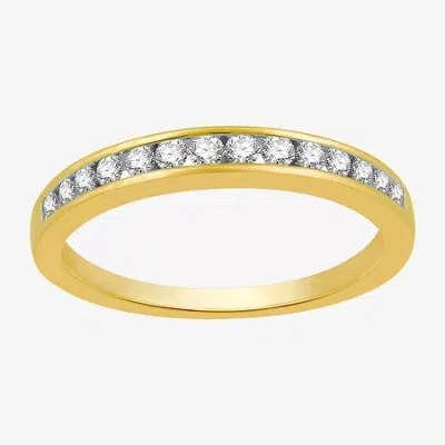 Modern Bride Classic Collection 1/4 Ct.t.w. Natural Diamond 10k Gold Wedding Band