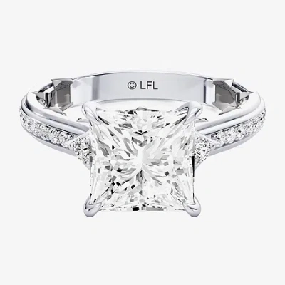 Modern Bride Darth Vader (f / Si1) Womens 3 1/3 Ct. T.w. Lab Grown White Diamond 10k Gold Star Wars Side Stone En In Metallic