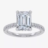 Modern Bride (f-g /vs2-si1) Womens 2 1/4 Ct. T.w. Lab Grown White Diamond 14k Gold Side Stone Engagement Ring In White