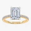 Modern Bride (f-g /vs2-si1) Womens 2 1/4 Ct. T.w. Lab Grown White Diamond 14k Gold Side Stone Engagement Ring In Gold