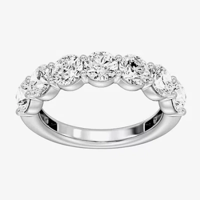 Modern Bride (f / Si1-si2) Womens 2.5mm 3 Ct. T.w. Lab Grown White Diamond Wedding Band