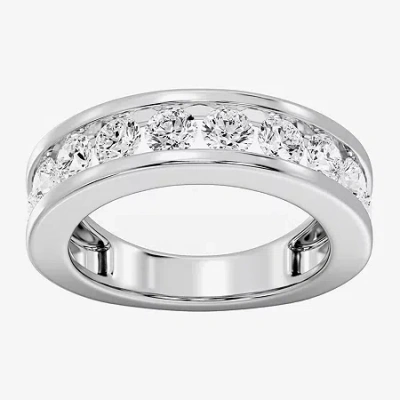 Modern Bride (f/ Si1-si2) Womens 3mm 2 Ct. T.w. Lab Grown White Diamond Wedding Band