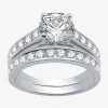 Modern Bride (f / Si2) Signature By  Womens 2 1/2 Ct. T.w. Lab Grown White Diamond Round Channel Brid In White