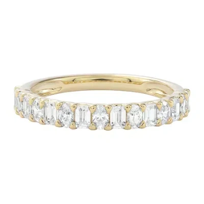 Modern Bride (f / Si2) Womens 1 Ct. T.w. Lab Grown White Diamond 10k Gold Wedding Band In Yellow