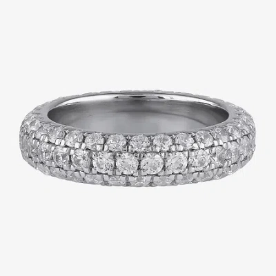 Modern Bride (f / Si2) Womens 5.5mm 2 Ct. T.w. Lab Grown White Diamond 10k Gold Eternity Band