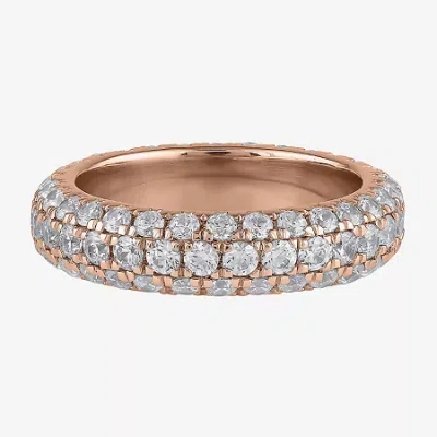 Modern Bride (f / Si2) Womens 5.5mm 2 Ct. T.w. Lab Grown White Diamond 10k Gold Eternity Band