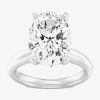 Modern Bride (f / Vs1) Womens 5 Ct. Lab-grown White Diamond 14k Gold Oval Solitaire Engagement Ring In White