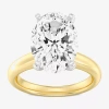 Modern Bride (f / Vs1) Womens 5 Ct. Lab-grown White Diamond 14k Gold Oval Solitaire Engagement Ring In Gold