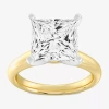 Modern Bride (f / Vs1) Womens 5 Ct. Lab-grown White Diamond 14k Gold Princess-cut Solitaire Engagement Ring In Gold