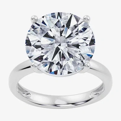 Modern Bride (f / Vs2) Womens 10 Ct. Lab Grown White Diamond 14k Gold Round Solitaire Engagement Ring In Metallic