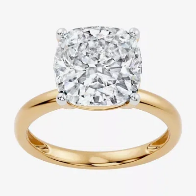 Modern Bride (f / Vs2) Womens 7 Ct. Lab Grown White Diamond 14k Gold Cushion Engagement Ring In Yellow