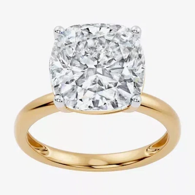 Modern Bride (f / Vs2) Womens 8 Ct. Lab Grown White Diamond 14k Gold Cushion Engagement Ring In Yellow