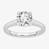 Modern Bride (g-h / Si1-si2) Womens 2 Ct. T.w. Lab Grown White Diamond 14k Gold Round Solitaire Engagement Ring In White