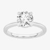 Modern Bride (g-h / Si1-si2) Womens 2 Ct. T.w. Lab Grown White Diamond 14k Gold Round Solitaire Engagement Ring In White