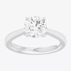 Modern Bride (g-h / Si1-si2) Womens 2 Ct. T.w. Lab Grown White Diamond 14k Gold Round Solitaire Engagement Ring In White